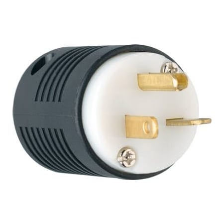 Pass & Seymour Straight Blade Plug, 6-20P, 20 A, 250V AC, 2 Pole, Grounded PS5466XCCV4